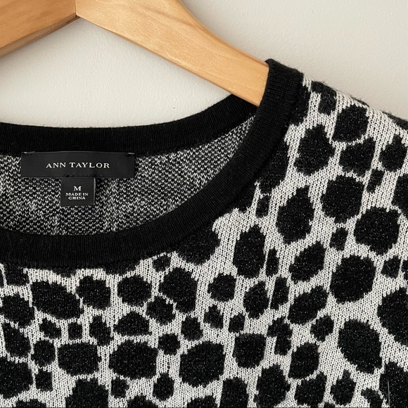 Ann Taylor Animal Print Sweater - Picture 1 of 4